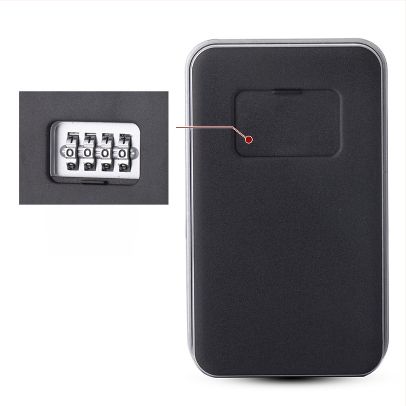 Piiriülene uue toote paigaldusvaba suure mahutavusega välisukse parooliga võtmekarp veekindla kaanega võtmekarp parooliga