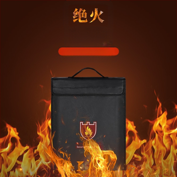 Kahepoolne tulekindel kolmemõõtmeline kaasaskantav failikott tulekindel kott kõrge temperatuuriga veekindel plahvatuskindel majapidamiskott tulekindel kott