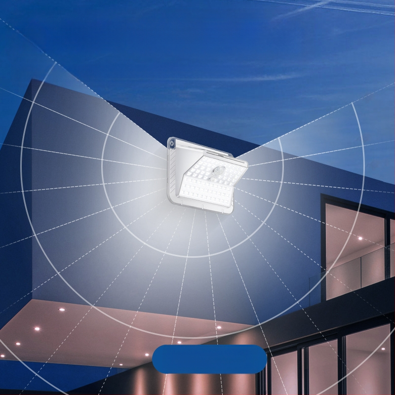 Kuum müük 2023 uus LED päikeseenergial töötav veekindel induktsioonlamp välistingimustes kasutatav sisehoovi seinalamp LED päikeseenergial töötav COB seinalamp