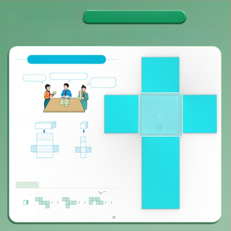 Перспективен стерео геометричен демонстрационен модел, комплект от 20 части, диаграма на разширяване на обемната повърхност, геометричен модел за пети клас