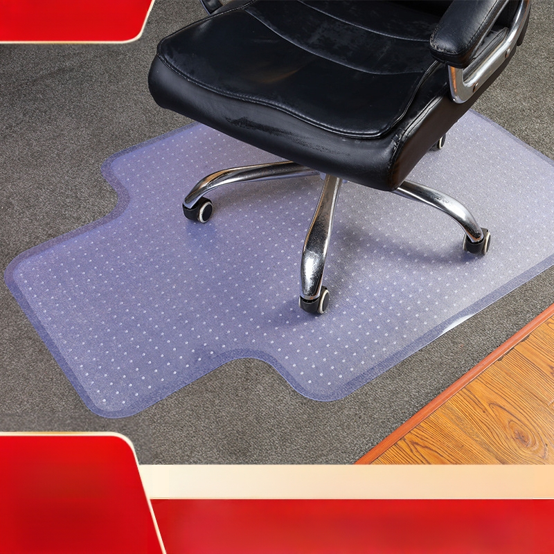 Kaldus põhjaga naelapõhjaga vaibakaitsematt libisemiskindel põrandamatt veekindel plastpõrandamatt läbipaistev PVC-st toolimatt