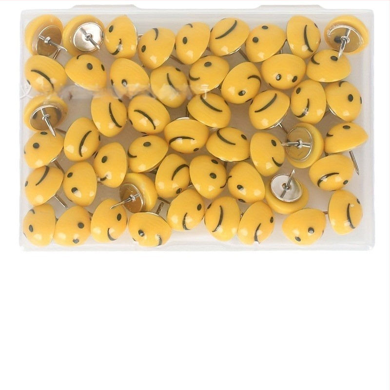 Tiesioginė prekyba tarpvalstybiniu mastu, kūrybingi šypsenėlių smeigtukai, šypsenėlių smeigtukai, kamštinė lenta, presavimo vinys, nuotraukų siena, dekoratyvinės vinys, žemės smeigtukai