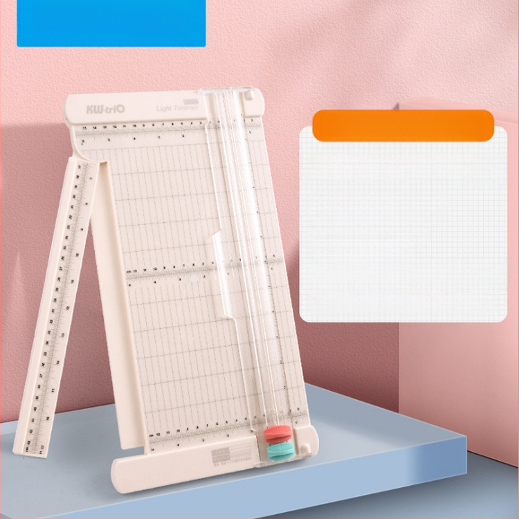 Kedeyou 13217 papīra griezējs taisnas līnijas locīšanas papīra griezējs studentu biroja sertifikāta fotopapīra griezējs griešanai