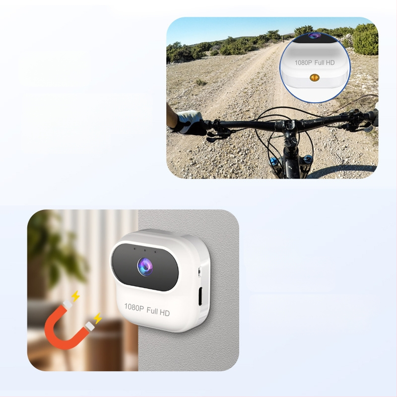 Nauja tarpvalstybinė kamera A8 naminių gyvūnėlių kamera HD Wifi stebėjimas dviračių kišenėje ant galvos tvirtinama kamera gamykloje