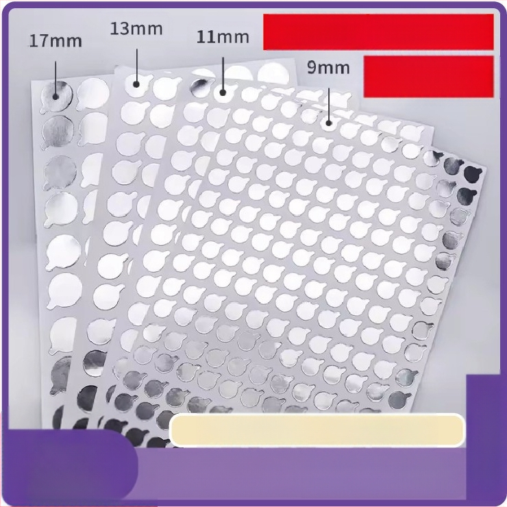 Alumíniumfólia tömítőfólia tömítőfólia bőrápoló kozmetikai tömlőpalack ragasztó krémápoló palack 500 darab