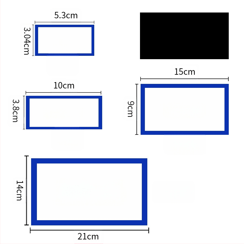 Mágneses szárazon törölhető címkék polc Mágneses matrica raktár osztályozás puha mágneses lap név matrica