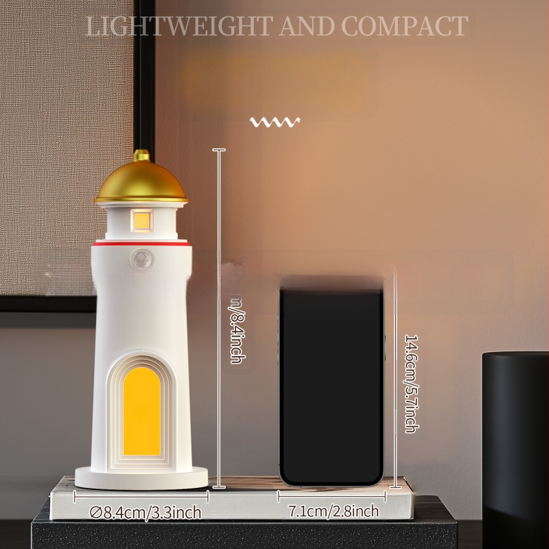 Piiriülene kuuvalguse tuletorni projektsioonlamp atmosfääri öövalgus pühadekingituste kaunistused inimkeha andur atmosfäärilamp nutikas laualamp