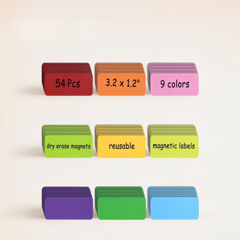 Karikatūru krāsas radošas magnētiskas vārdu uzlīmes tāfeles uzlīmes rakstīšanai ledusskapja uzlīmes etiķešu uzlīmes klases vārdu uzlīmes vairumtirdzniecībā