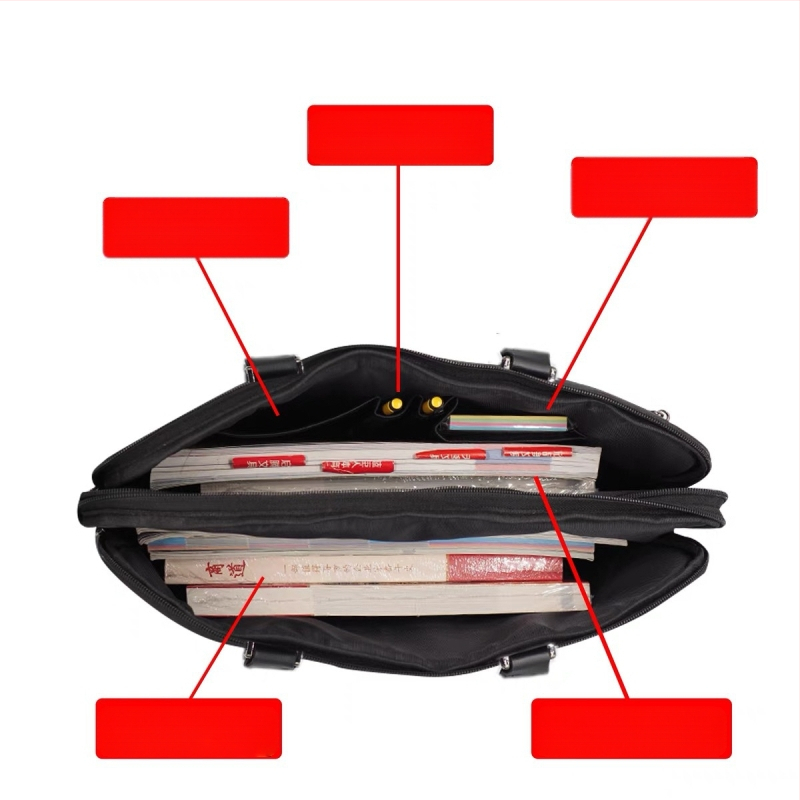 Deshigao Oxfordi riidest portfell, ärireisijate kontorikott, käekott, suure mahutavusega multifunktsionaalne failikott 5210