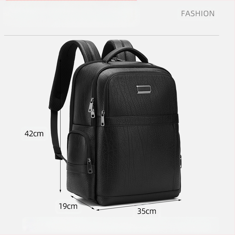 Plahvatusohtlik meeste Danieli kaelusmustriga ehtsast nahast seljakott lihtne moodne arvutiseljakott taimparkitud veisenahast ärikott laos