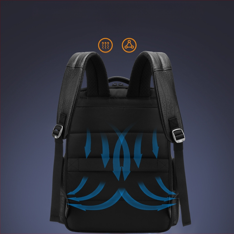 Plahvatusohtlik meeste Danieli kaelusmustriga ehtsast nahast seljakott lihtne moodne arvutiseljakott taimparkitud veisenahast ärikott laos