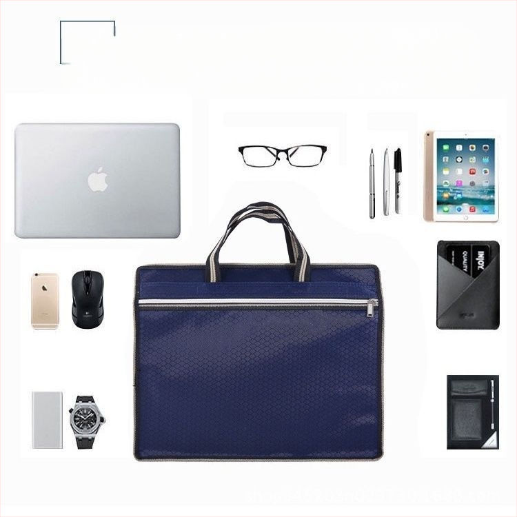 Spot Satchel Veekindel Oxfordi riidest laiendatud failikott Kahekihiline failikott Suure mahutavusega failikott