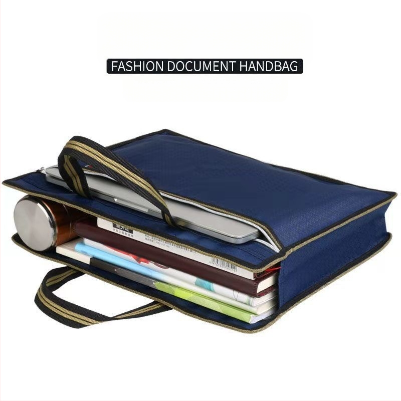 Spot Satchel Veekindel Oxfordi riidest laiendatud failikott Kahekihiline failikott Suure mahutavusega failikott