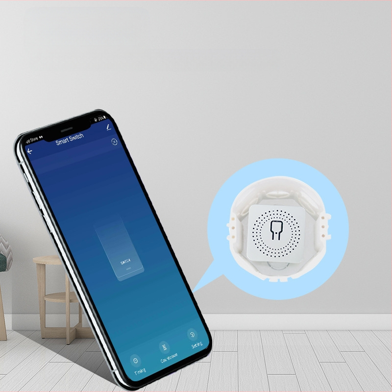 Tuya Zigbee nutika lüliti sisse/välja seadme rakenduse hääljuhtimisega peidetud ühe lülitiga kahekordse juhtimisega lüliti