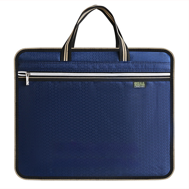 Dokumendikott Lõuend A4 kontoriportfell Portfell Õpilaskott Info Meestele ja naistele Lukuga Veekindel Suure mahutavusega Tootmine