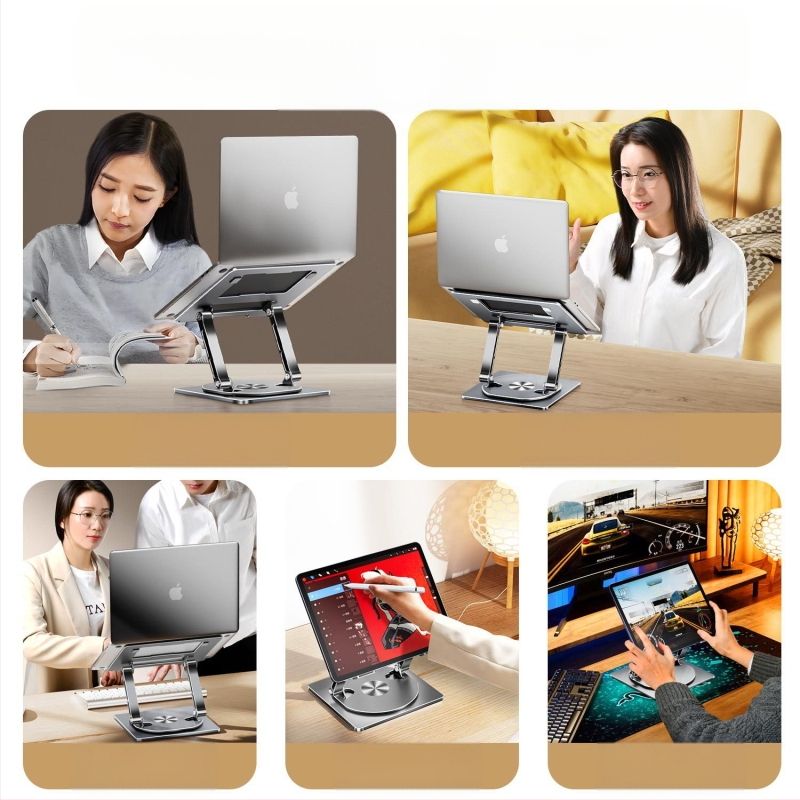 [Uus stiil] 668 sülearvuti alus, pööratav, jahutav, kokkupandav, reguleeritav, tõstetav lauaarvuti kõrgusklamber