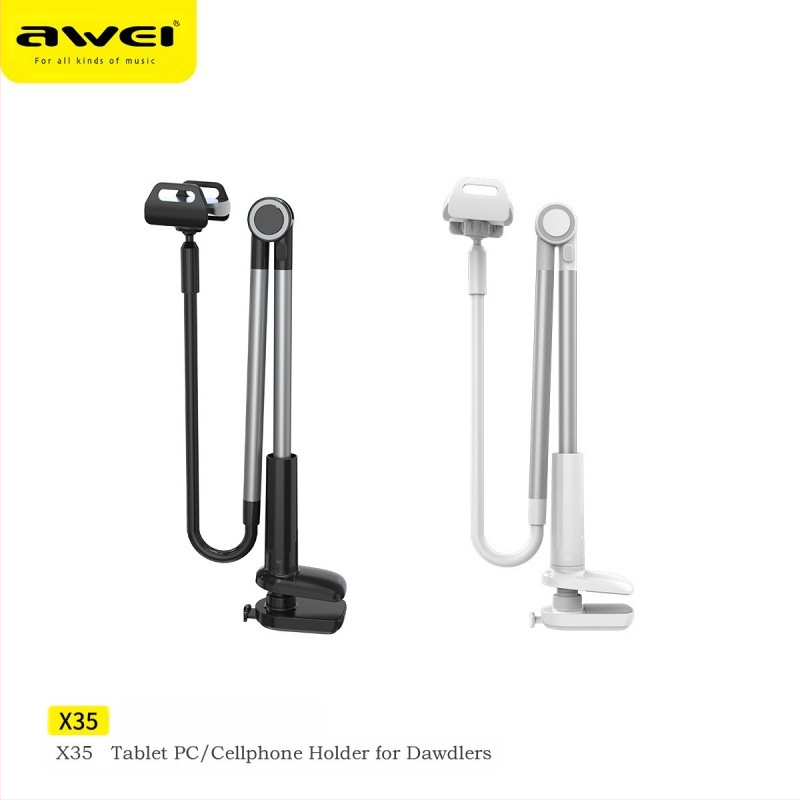 AWEI Weiwei Нова скоба за лаптоп X35 от алуминиева сплав, скоба за мобилен телефон/таблет
