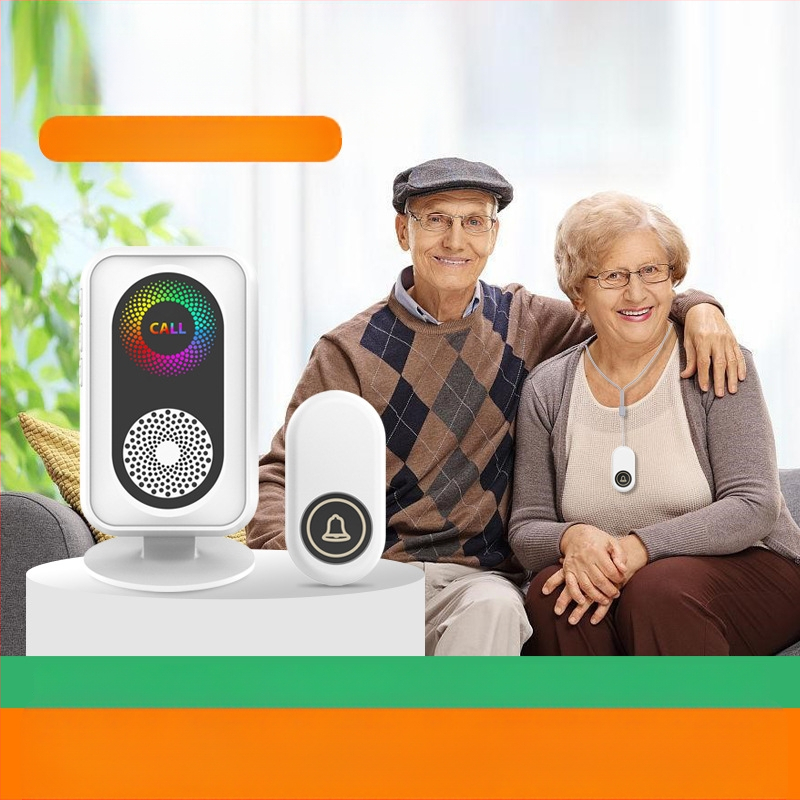 Vana mehe uksekell koduseks kasutamiseks intelligentne elektrooniline uksekell kaasaskantav pikamaa traadita kõneseade