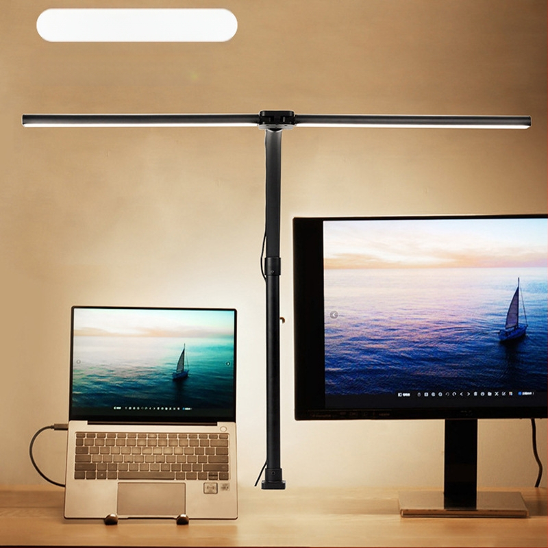 Täisspektriga laualamp õpilaste silmade kaitseks, riikliku AAA-klassi sertifitseeritud klambriga lamp õppimiseks, spetsiaalne lugemislaualamp