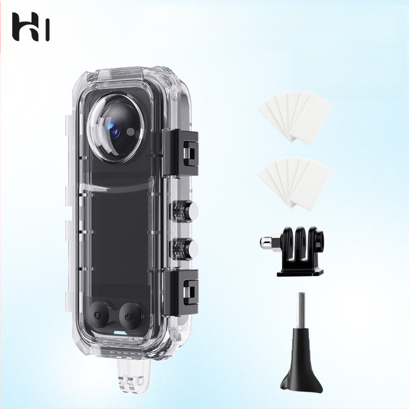 Tinka „Shadowstone Insta360X4“ vandeniui atsparus korpusas, panoraminės veiksmo kameros priedai, nematomas nardymo korpusas, apsauginis korpusas