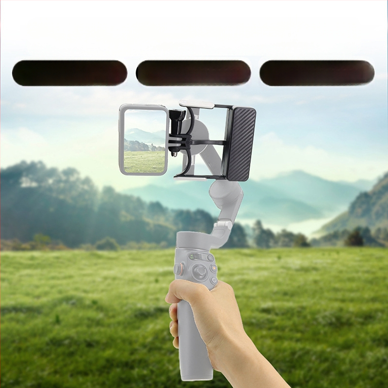 Sobib OSMO7P/7/6 mobiiltelefoni pan-tilt adapterile Action5 adapterile GoPro13 pan-tilt splint