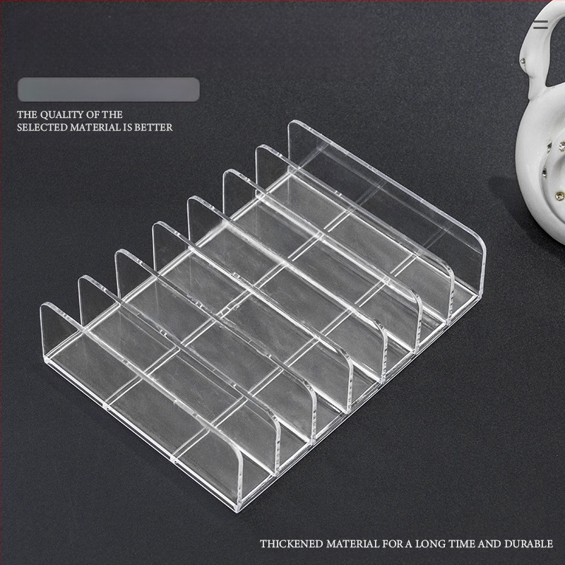 Oro pagalvėlės pudros pyrago kosmetikos pudros akių šešėlių paletė permatoma laikymo dėžutė manikiūro spalvų paletė rankų darbo nešiojama nagų laikymo lentynėlė