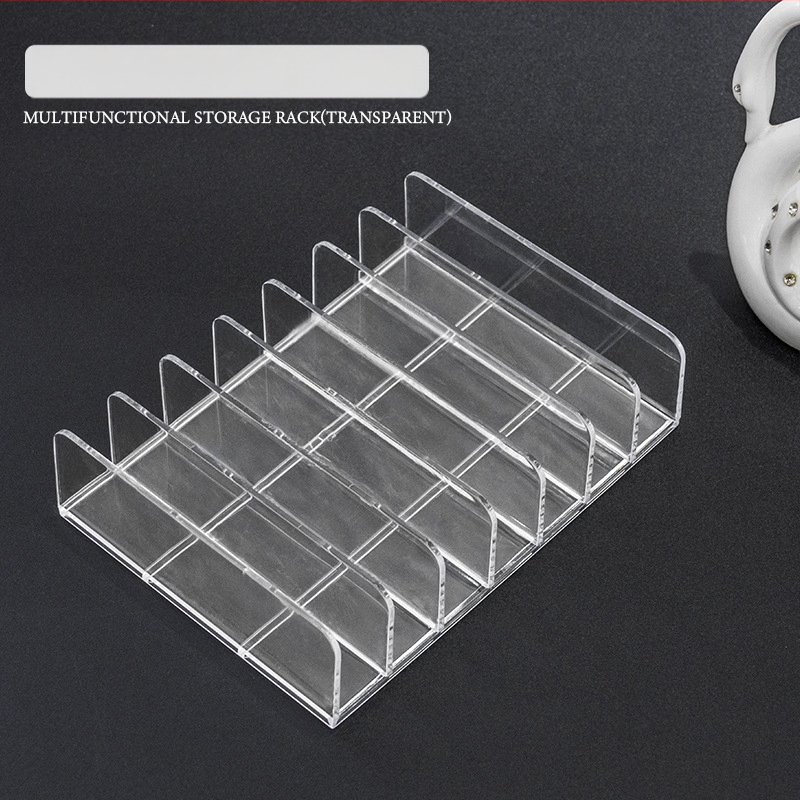 Oro pagalvėlės pudros pyrago kosmetikos pudros akių šešėlių paletė permatoma laikymo dėžutė manikiūro spalvų paletė rankų darbo nešiojama nagų laikymo lentynėlė