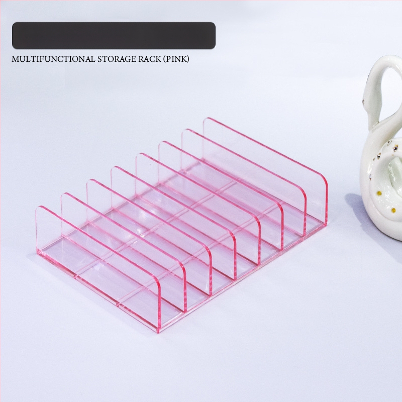 Oro pagalvėlės pudros pyrago kosmetikos pudros akių šešėlių paletė permatoma laikymo dėžutė manikiūro spalvų paletė rankų darbo nešiojama nagų laikymo lentynėlė