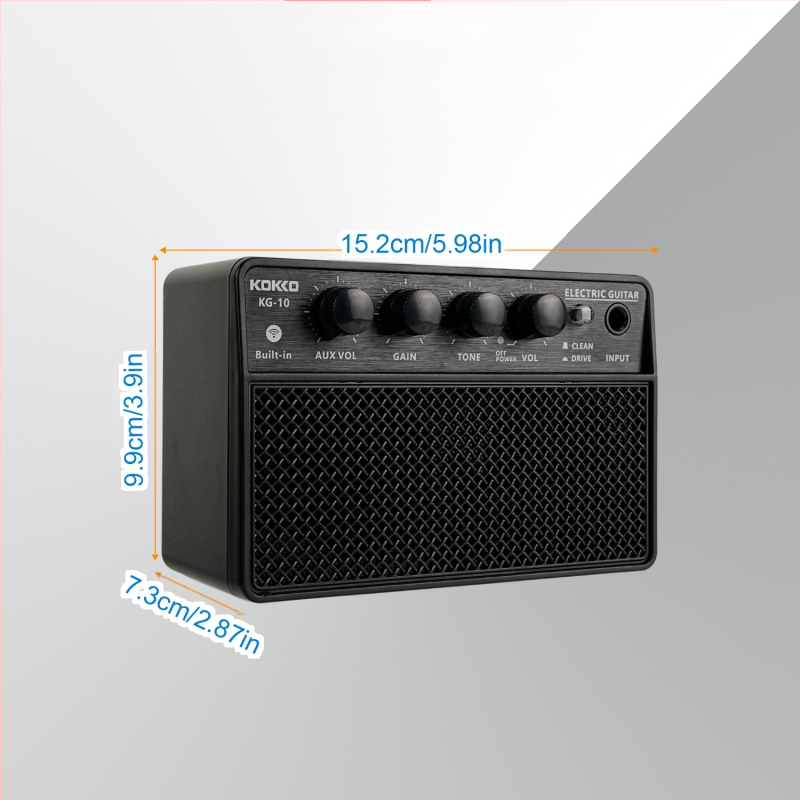 Elektrikitarri elektrilise bassi kõlari helivõimendi 10W kaasaskantav mini Bluetooth-heliinstrumentide lisatarvikud