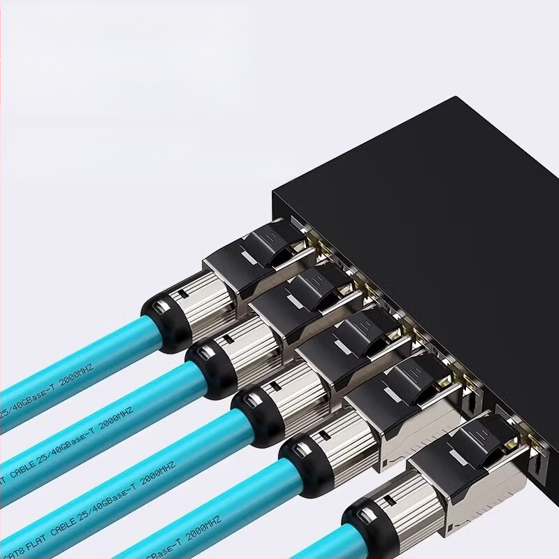 Καλώδιο δικτύου Biaz Cat 8 10g, χαμηλού καπνού, χωρίς αλογόνο, κατηγορίας 8, διπλής θωράκισης, για παιχνίδια, ανταγωνιστικά προϊόντα, jumper τελικού προϊόντος