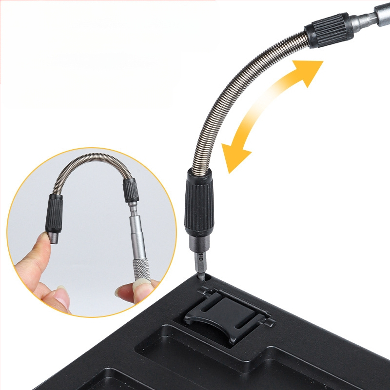 128 dalių tikslių atsuktuvų rinkinys, skirtas išardyti mašinas, prižiūrėti, daugiafunkcis rankinis atsuktuvas, tūrio rinkinys