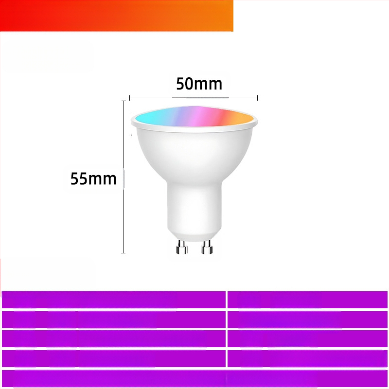 Έξυπνη λάμπα LED RGB με βιδωτή βάση E27, μοντέρνα λάμπα RGB με ρυθμιζόμενο χρώμα και πολύχρωμη ατμόσφαιρα