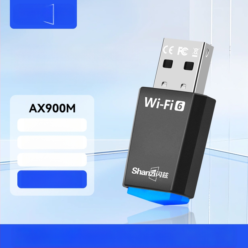 Placă de rețea wireless Flash 5G dual-band, fără unitate, 900M, WiFi6, computer desktop, receptor și transmițător WiFi wireless USB