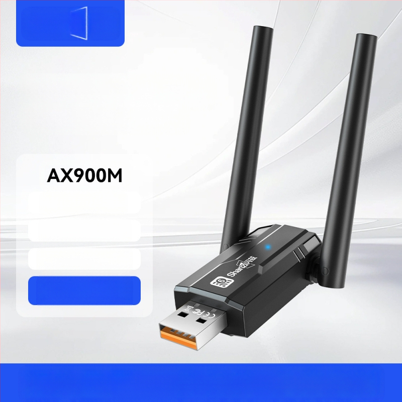 Placă de rețea wireless Flash 5G dual-band, fără unitate, 900M, WiFi6, computer desktop, receptor și transmițător WiFi wireless USB