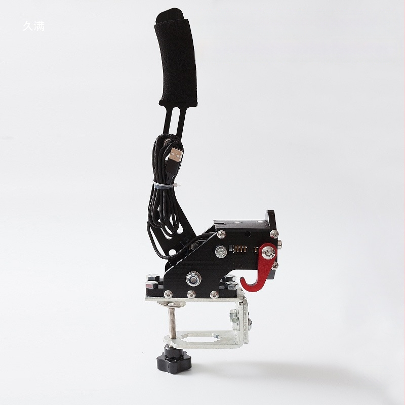 Lauaarvuti võidusõidumängu triivi käsipiduri lisatarvikud kinnitusklambri simulaatori metallist kronsteiniklamber