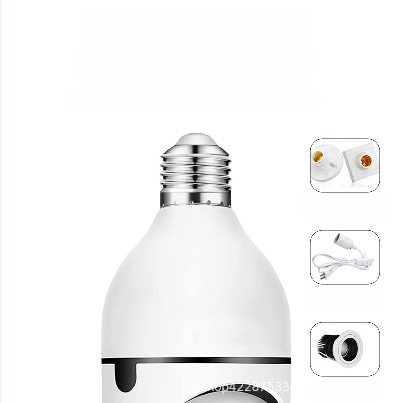 Traadita pirnvalvekaamera kodus 360-kraadise panoraamvaatega HD nutikas wifi kaugvalvekaamera