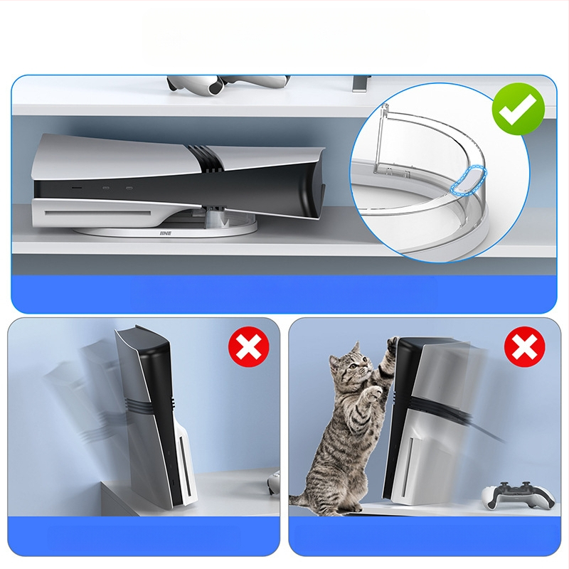 Hea hinna ja kvaliteedi suhtega PS5 Pro optilise draivi versioon, digitaalne versioon, horisontaalne hoiustamisriiul PS5 Pro mängukonsooli tasane alus