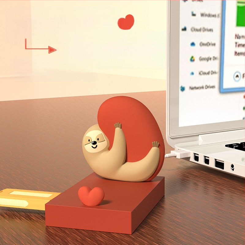 Piiriülene laisk 4-pordiline USB-jaotur jaoturiga isikupärastatud loominguline lauaarvuti armas mobiiltelefoni kronsteini kaunistus