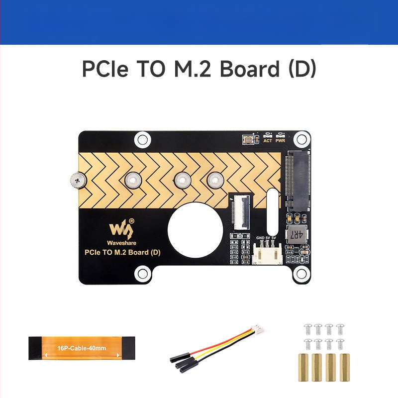 Weixue Raspberry Pi 5 Pcie платка за разширение на твърд диск 8Gbps високоскоростно четене и запис M.2 интерфейс Nvme твърд диск
