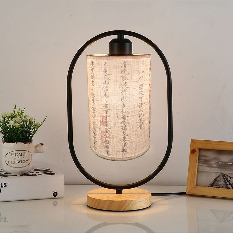 Antikvarinė stalinė lempa miegamajam, prie lovos, „Instagram“ stiliaus, darbalaukis, naujas kiniško stiliaus, retro stiliaus, svetainė, nacionalinis stilius, pritemdoma kiniška palydėjimo ceremonija