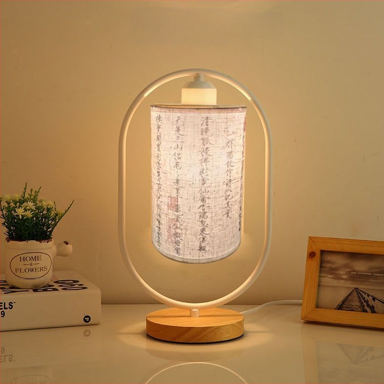 Antikvarinė stalinė lempa miegamajam, prie lovos, „Instagram“ stiliaus, darbalaukis, naujas kiniško stiliaus, retro stiliaus, svetainė, nacionalinis stilius, pritemdoma kiniška palydėjimo ceremonija