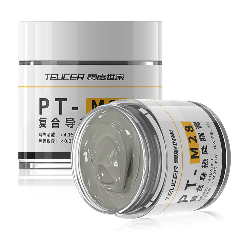 Nullkraadine perekonna PT-M28 soojuseraldus silikoonmääre 25g lauaarvuti sülearvuti graafikakaart GPU kiibi soojuseraldus silikoon