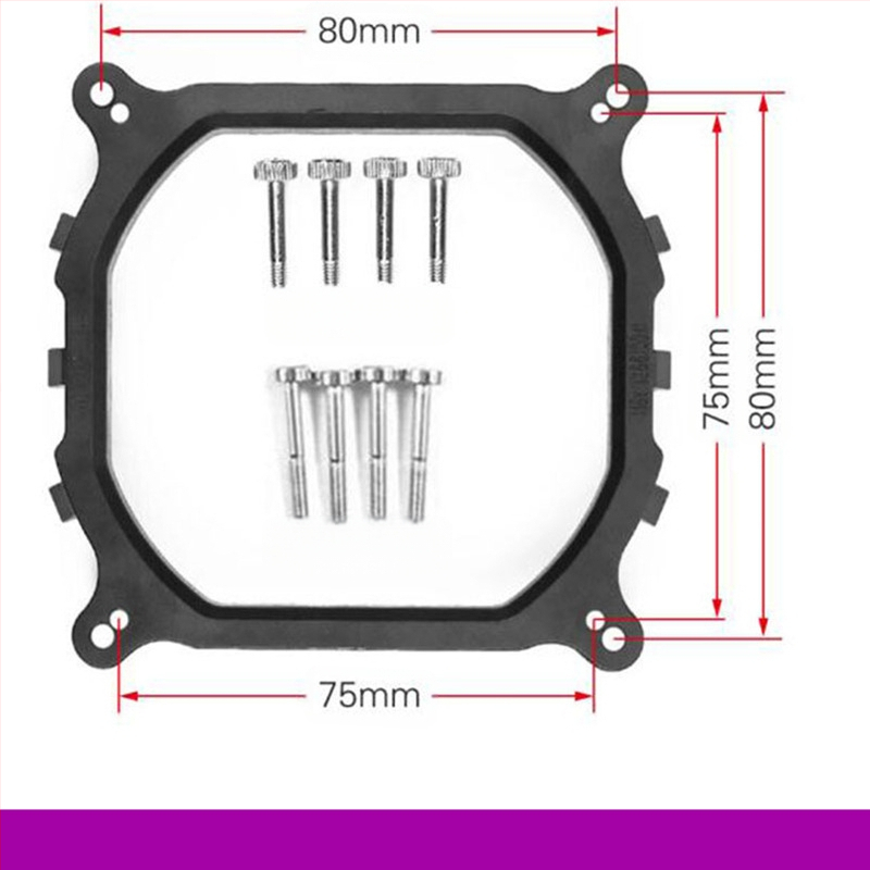 Arvuti ventilaatori radiaator 115x 1366 2011 radiaatori ventilaatori aluse kronstein AM4 pandlaga