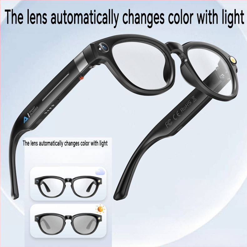 800W HD värinakindlad nutikakaamera video Bluetooth-prillid kaamera fotode tegemise tuvastamise tõlkeprillid