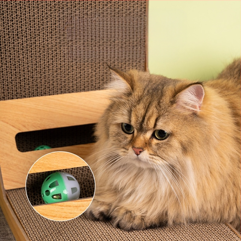 L alakú macskakaparódeszka, függőleges macskakaparóoszlop, kopásálló és nem hullik, hullámpapír, karcálló macskajáték, kistestű macska mászóka