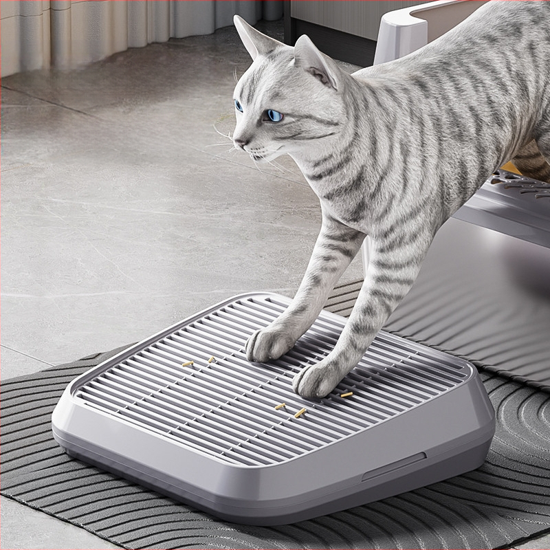 Kahekihiline kassiliivapadi, liiva väljakandmise vastane liivakontrolli laud, spetsiaalne liivalekke padi kassiliivakastile, liivavastane kõrgusfilter, kassiliivapedaal