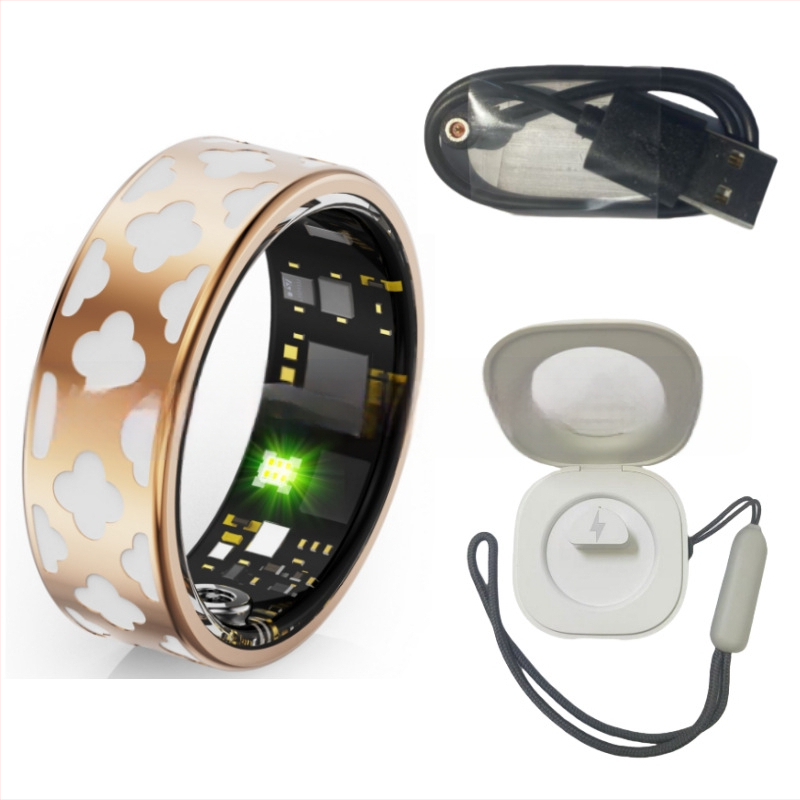 Piiriülene musta tehnoloogiaga nutikas rõngas, pulsisageduse, vere hapniku liikumise ja sammude mõõtmisega, veekindel kaugjuhtimispult, foto- ja tervisega nutikas rõngas