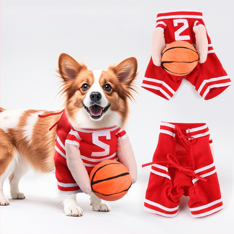 T Új Kutya Kosárlabda Ruházat Kutya Kosárlabda Ruházat Cospaly Kosárlabda Staff Kisállat Ruházat Átalakító Kutya Ruházat
