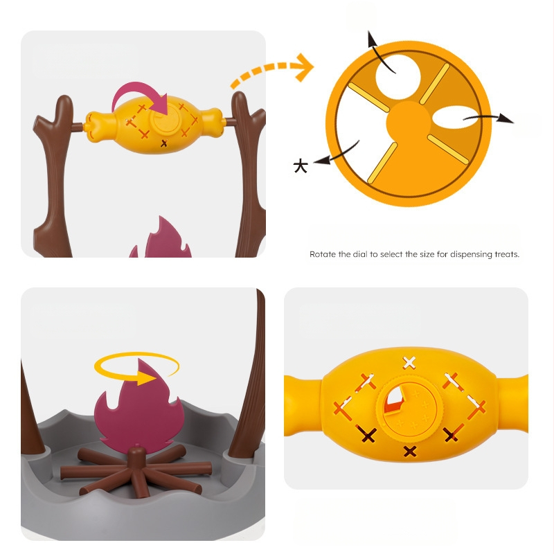 Határokon átnyúló új macskaeledel-szivárgás játék oktató kutyáknak, lassú etető, grillező ételszivárgás kiképzés, unalomcsillapító kisállat-kellékek