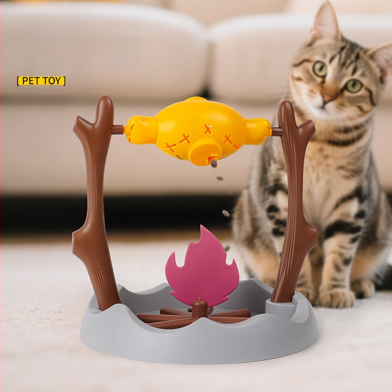 Határokon átnyúló új macskaeledel-szivárgás játék oktató kutyáknak, lassú etető, grillező ételszivárgás kiképzés, unalomcsillapító kisállat-kellékek